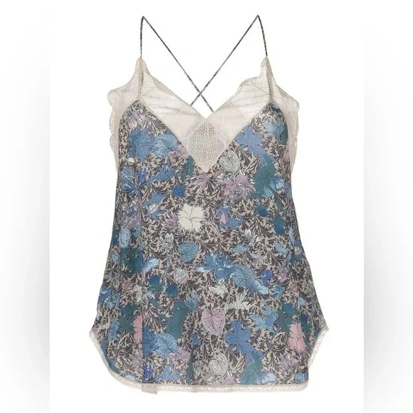ZADIG & VOLTAIRE Christy Wild Garden  Camisole NWT - Picture 4 of 9